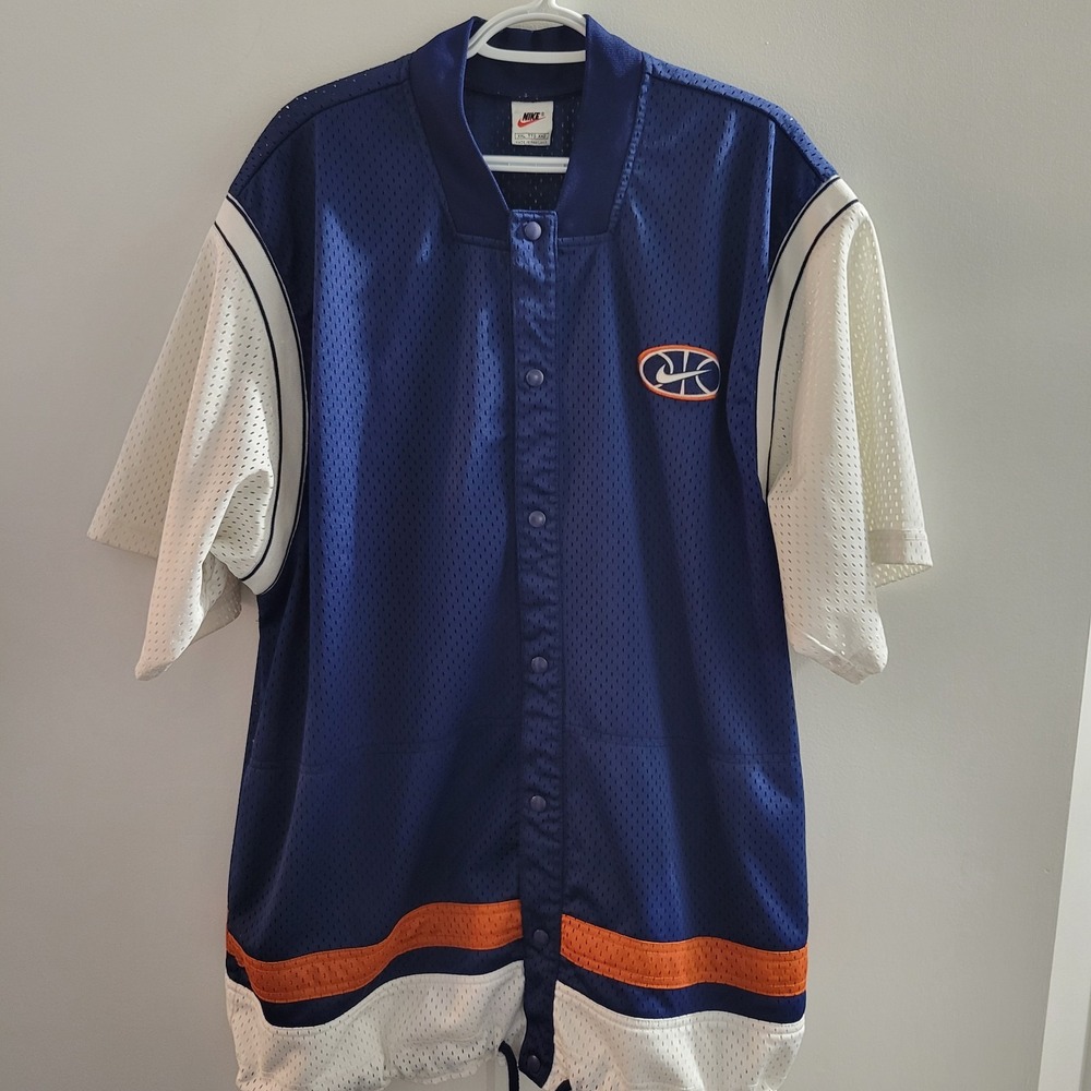 Vintage 90s Nike Warm Up Basketball Shooting Jersey Men's Size 2XL